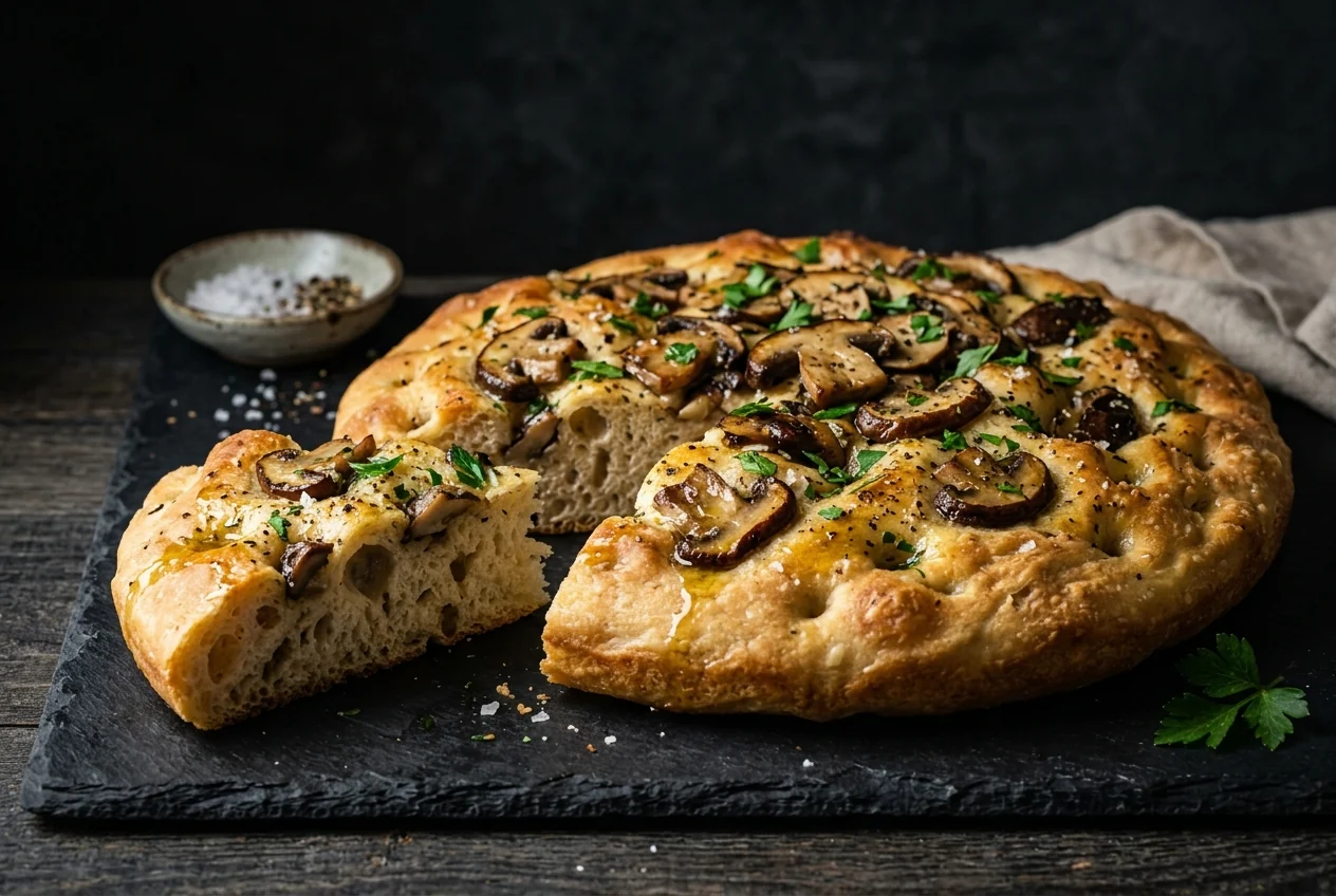 Porcini Mushroom Focaccia