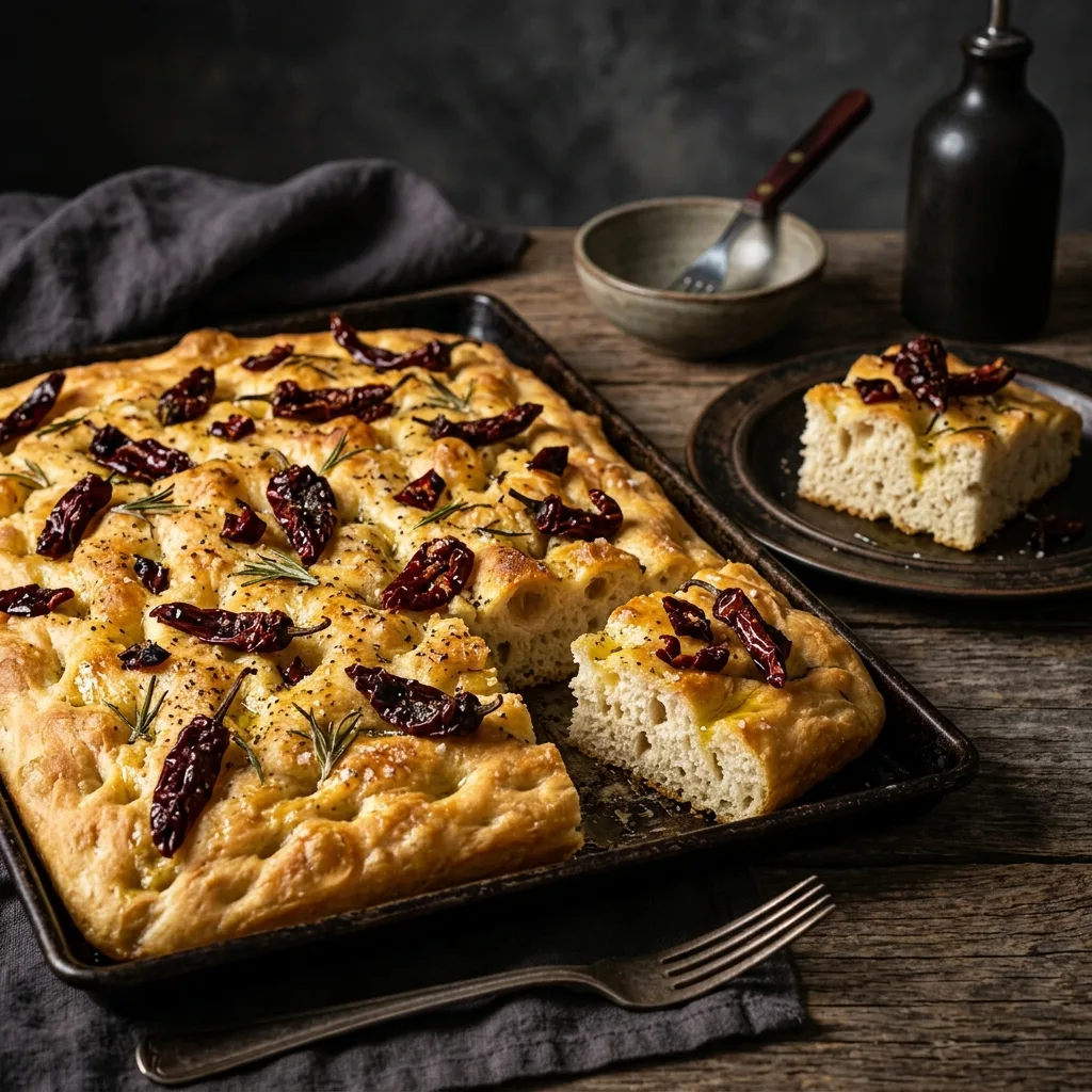 Lucanian Focaccia with Cruschi