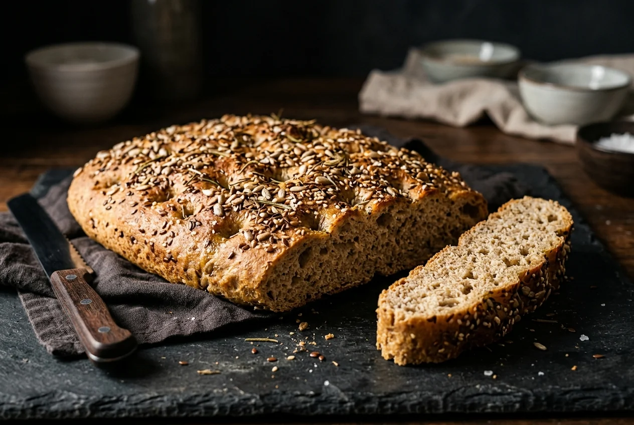 Focaccia Integrale ai Semi