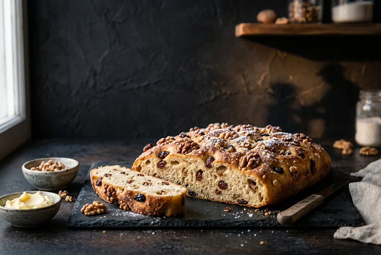 Focaccia Uvetta e Noci