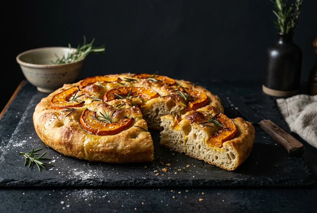 Focaccia Zucca e Rosmarino
