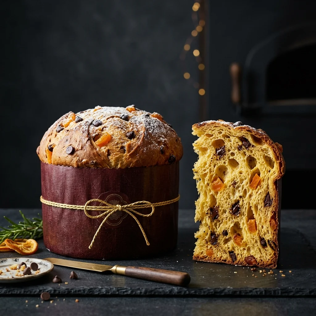 Panettone Artigianale MikiLab — Albicocca e Cioccolato