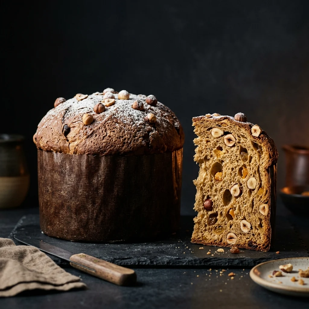 Panettone Artigianale MikiLab — Caffè e Nocciola
