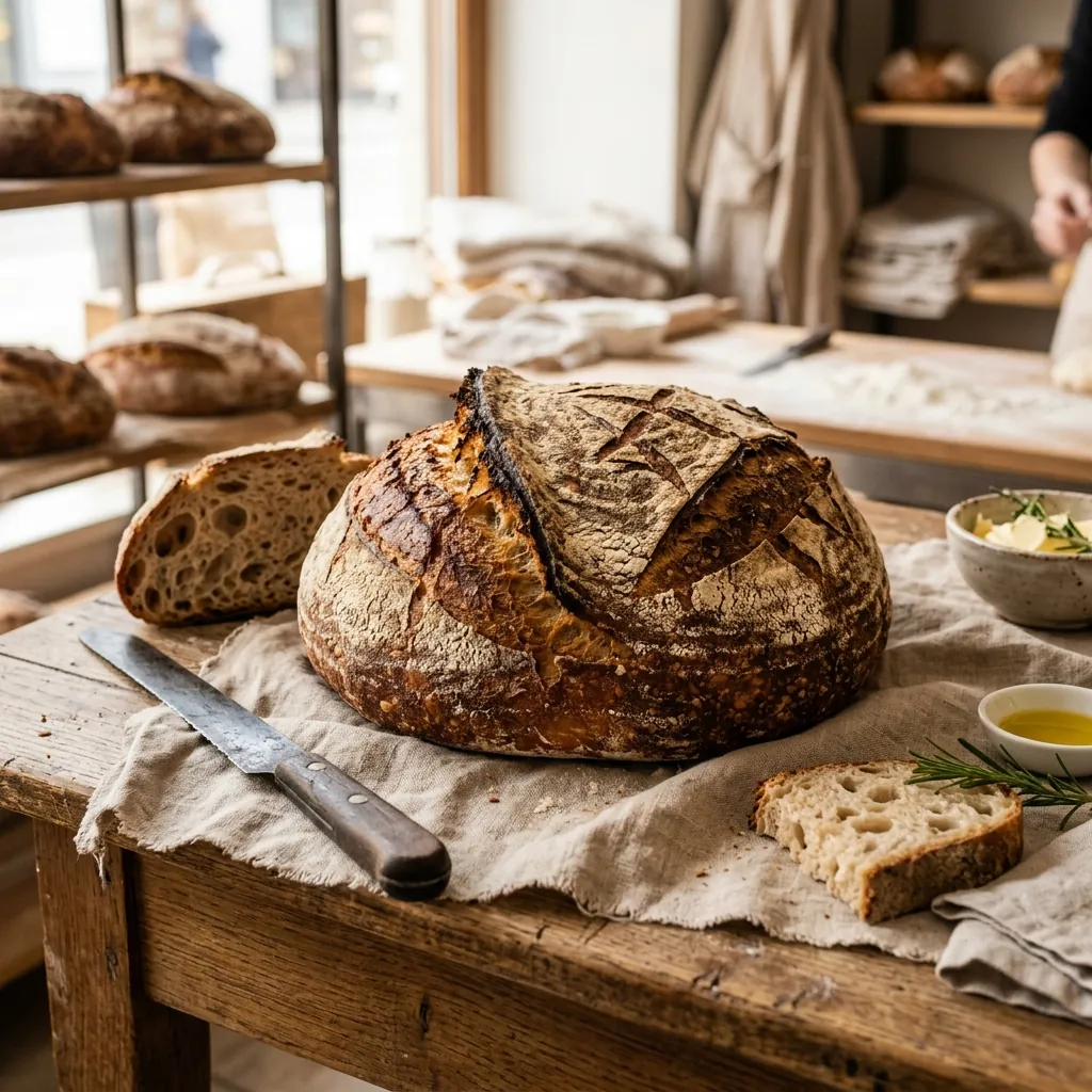 Rustikales Landbrot