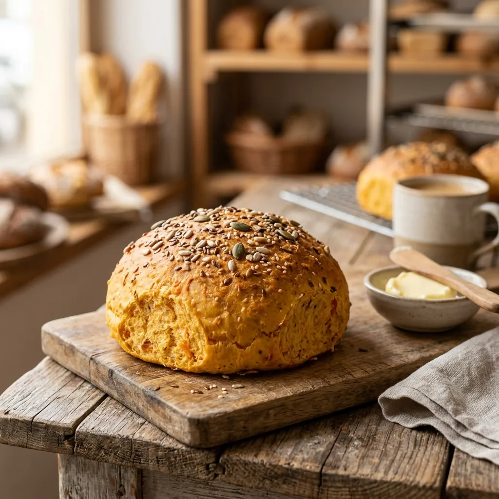 Carrot Bread Roll