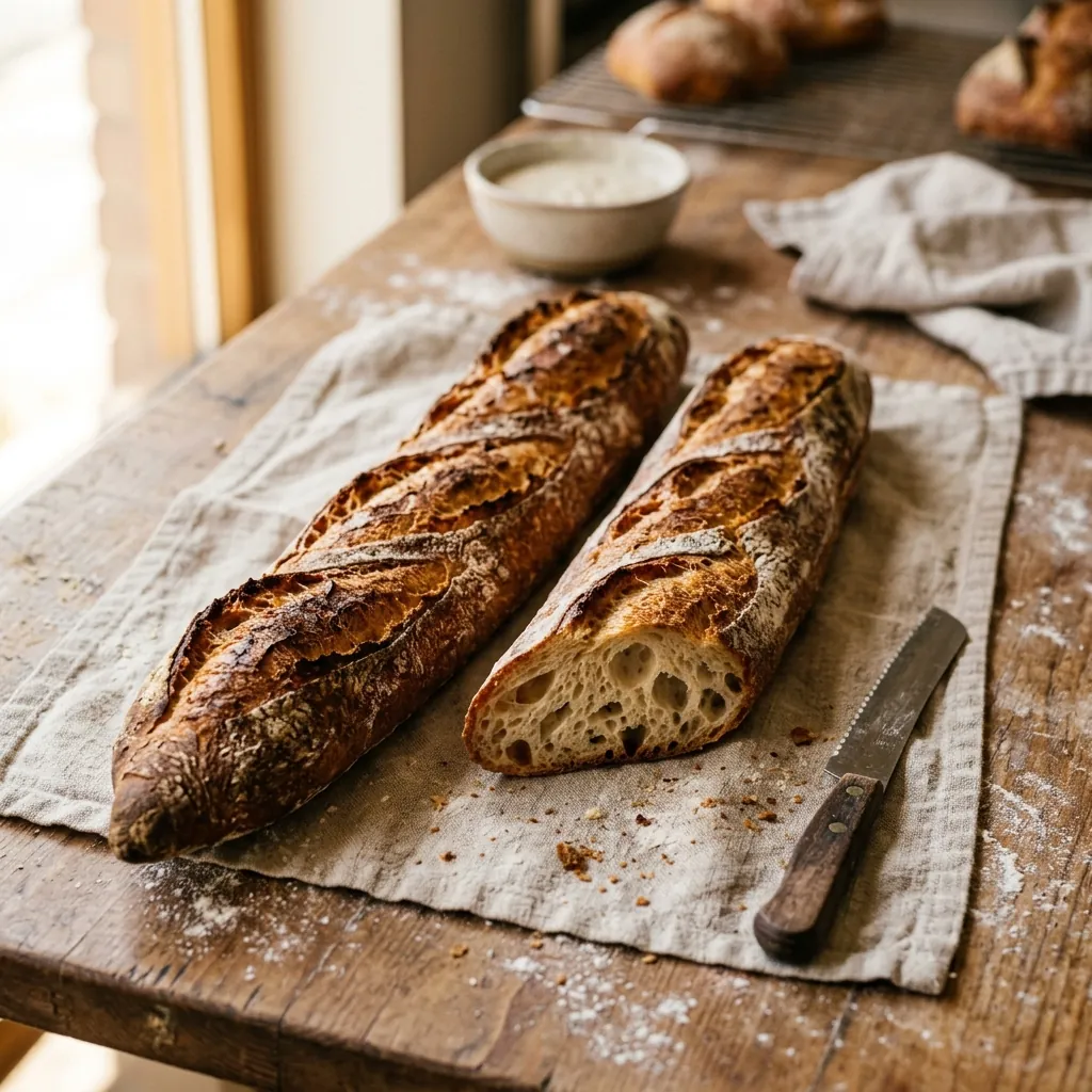 Baguette con Poolish