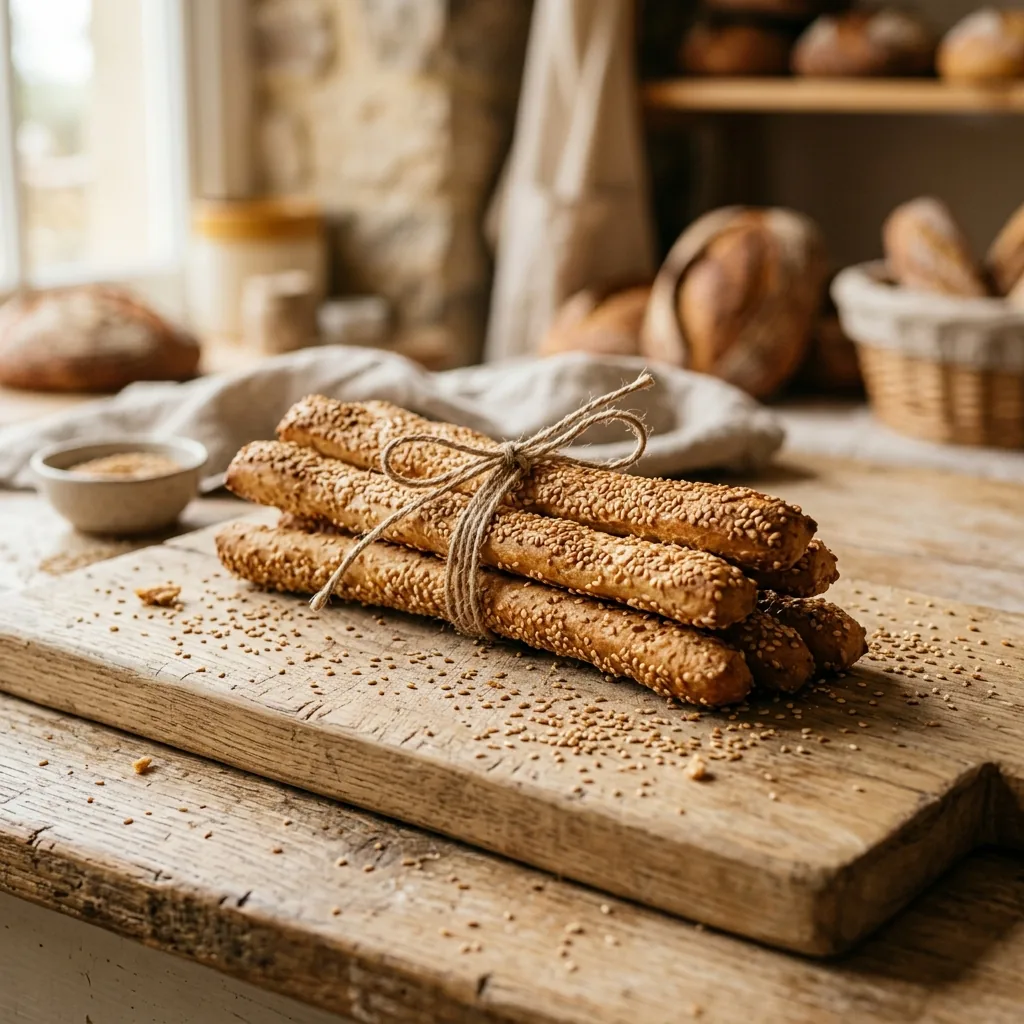 Sesame Breadsticks