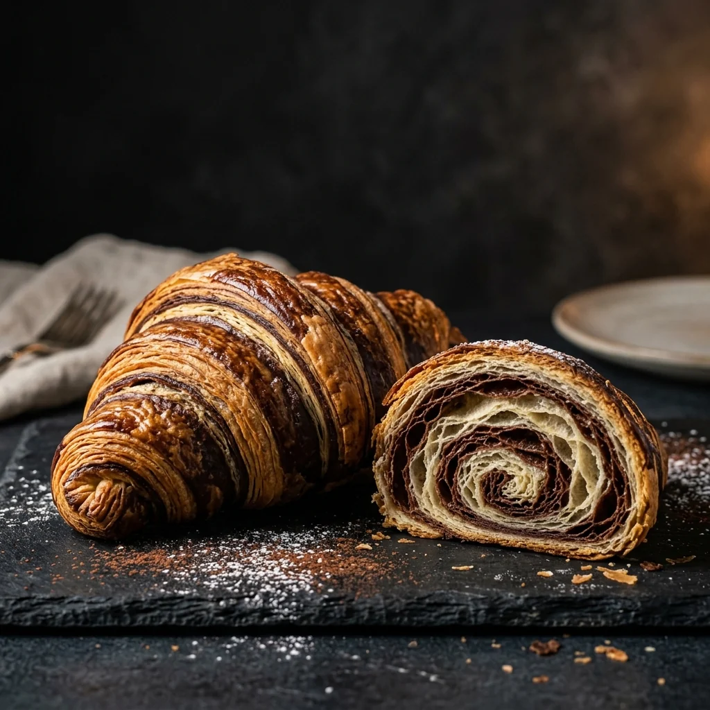 Cornetto Bicolore Cacao e Vaniglia